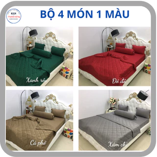 Bộ ga trải giường thun trơn ( 1 màu ) đủ mọi kích thước [ giá rẻ ]