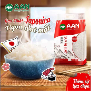 [Cam kết giá tốt nhất]Gạo Japonica chính hãng A AN túi 5kg