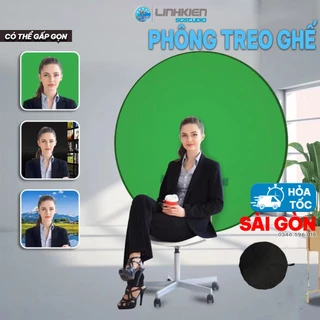 🔥 GIÁ SỈ 🔥 Tấm Chụp Hình Tròn Studio, Phông Xanh Tròn, Phông Treo Ghế Gấp Gọn