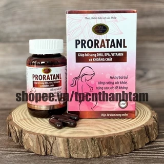 Viên uống cho mẹ bầu PRONATANL giúp bổ sung DHA, EPA, VITAMIN và KHOÁNG CHẤT cho mẹ bầu - Hộp 30 viên [ Chai Hồng ]