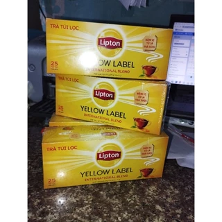 Trà Lipton nhãn vàng túi lọc 25 gói