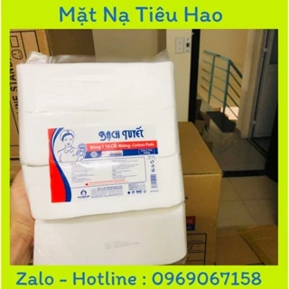 Bông bạch tuyết cắt miếng 500g, bông cuộn 1kg dùng cho spa, chăm sóc sức khỏe