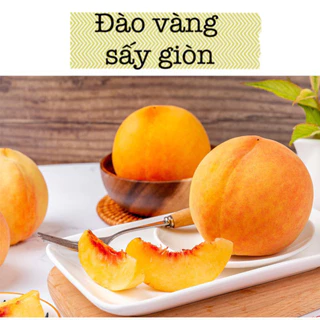 Đào vàng sấy giòn nguyên vị thơm ngon 100g/200g