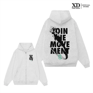 Áo Hoodie Zip nỉ The Xide áo in hình OIN form unisex nam nữ chất nỉ bông dày dặn