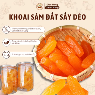 [HỘP 500G] Khoai Sâm Đất Sấy Dẻo Thơm Ngon Cela Food Hàng Thượng Hạng, Ăn Vặt Giá Rẻ Tốt Cho Sức Khỏe