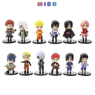 Mô hình Naruto chibi bán lẻ 12 nhân vật Naruto Sasuke Sakura Gaara Itachi Kakashi Hinata Jiraira ... Figure Anime Naruto