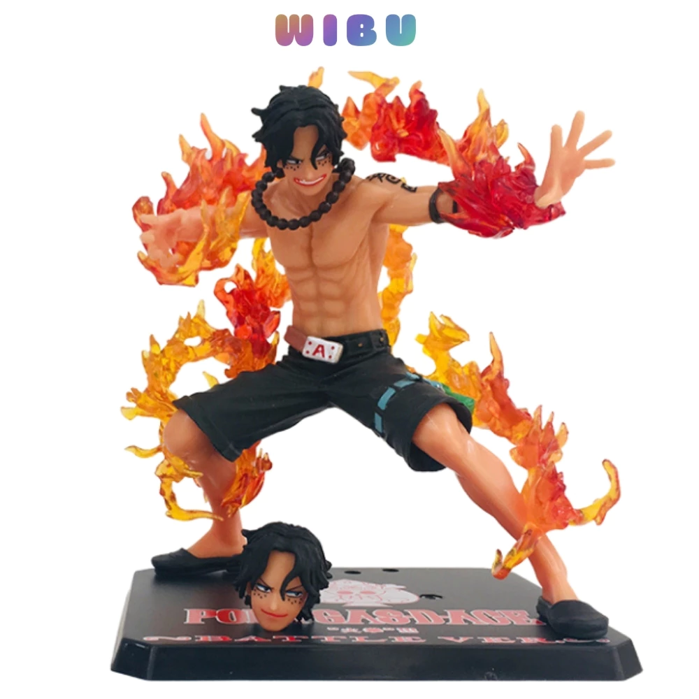 Mô hình One Piece ACE 2 đầu F.zero hàng cao cấp đế có chữ tên nhân vật ACE cao 15cm có hiệu ứng chiến đấu đặc biệt