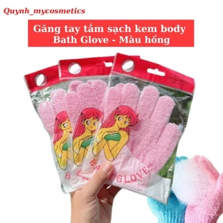 Lẻ 1 chiếc găng tay tắm sạch kem Bath Glove - Tẩy da chết body