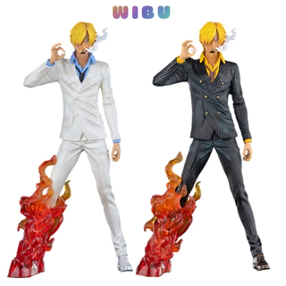 Mô hình One Piece Sanji áo trắng , đen đứng hút thuốc hàng siêu đẹp cao 31cm , figure one piece , mô hình giá xưởng