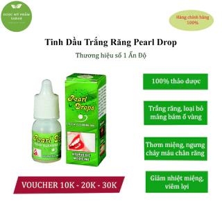 Dầu trắng răng thơm miệng pearl drop nhập khẩu Ấn Độ