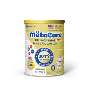 Sữa bột MetaCare Opti vàng 0+ 800g Chính hãng (Mẫu mới) Nutricare