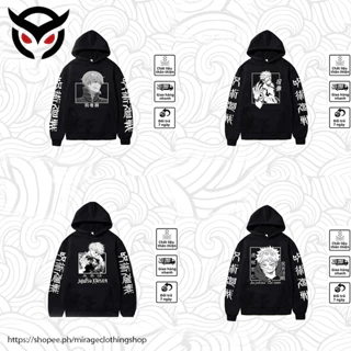 [mirage] BST hoodie Jujutsu Kaisen Gojo Satoru,Toge Inumaki,Sukuna unisex.