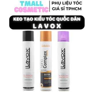 Keo Xịt Tóc Giữ Nếp Cứng & Mềm LAVOX 420ml - Tạo Kiểu Tóc Nam và Nữ | TMALL COSMETIC