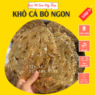 Khô cá bò da loại ngon, không mặn, hàng tuyển chọn xuất khẩu, đặc sản biển Bình Thuận