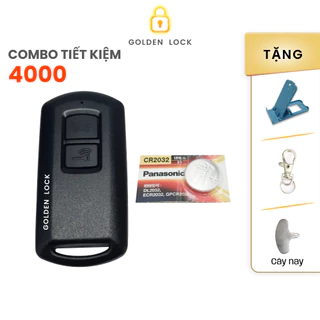 Vỏ smartkey 2 nút xe AB, Vision, Vario, Lead + pin