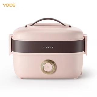 Hộp cơm cắm điện YOICE Y-FH13A dung tích 2L, 2 tầng 4 ngăn, nấu chín, hâm nóng, giữ nhiệt cho thức ăn.