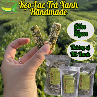 Kẹo Lạc Trà Xanh Handmade Chính Gốc Thơm, Ngon- Trà Xanh Thái Nguyên - Gói 200g