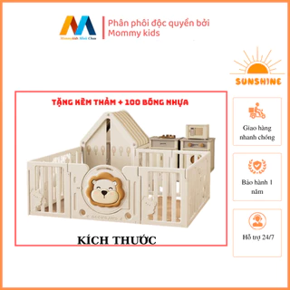 Quây cũi nhựa CAO CẤP CHO BÉ THEO TIÊU CHUẨN CHÂU ÂU CHIỀU CAO 68 CM FULL QUÀ TẶNG