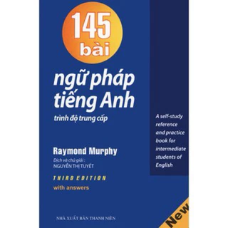 [Thanh lí sách 40%] 145 BÀI NGỮ PHÁP TIẾNG ANH - trình độ trung cấp