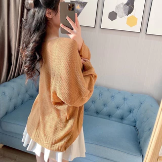 Áo khoác cardigan len mỏng phong cách hàn quốc