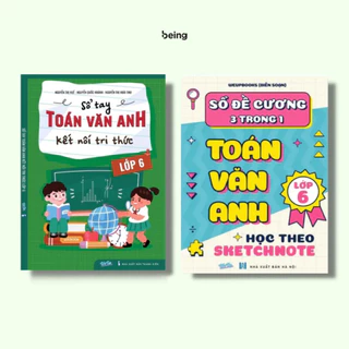 Combo Sổ Đề Cương 3 Trong 1 Toán Văn Anh Lớp 6 Và Sổ Tay Toán Văn Anh Lớp 6 Kết Nối Tri Thức