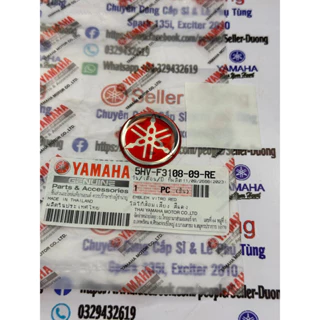 Logo mặt nạ Nhãn Dán Yamaha Thái Màu Đỏ