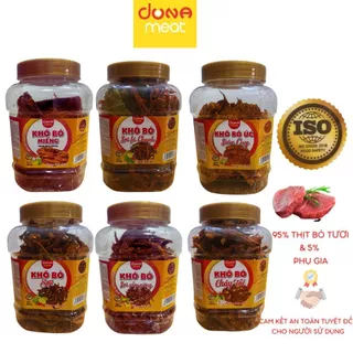 Khô bò Dona Meat 6 vị - Hũ 500g