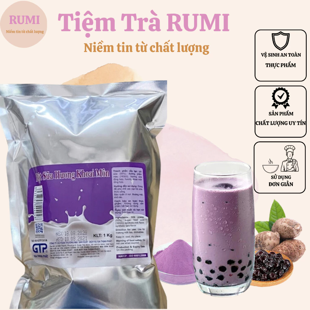 BỘT KHOAI MÔN GIA THỊNH PHÁT GÓI 1 KG