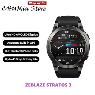 Đồng hồ thông minh Zeblaze Stratos 2, STRATOS 3 - Hỗ trợ GPS độc lập