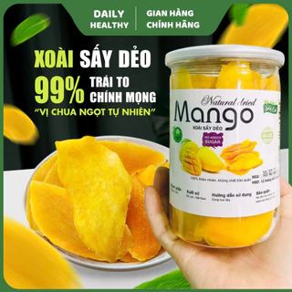 500g Xoài Sấy Dẻo Không Đường Dinh Dưỡng Tốt Cho Người Ăn Kiêng, Mẹ Bầu Từ Daily Healthy