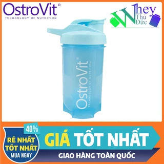 Bình lắc Ostrovit Lite 500ml xanh dương - Shaker thể thao bình nước thể thao