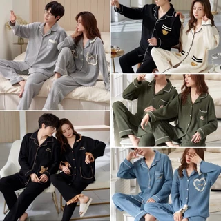 Đồ bộ pyjama, đồ bộ mặc đôi nhóm nam nữ thời trang Quảng Châu cao cấp - Quà tặng,quà cưới sang trọng SIM - Pyjama Studio