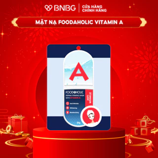 Mặt Nạ Tinh Chất Vitamin A Nâng Cơ, Chống Lão Hoá Foodaholic Derma Firming Mask With VITAMIN A 23g