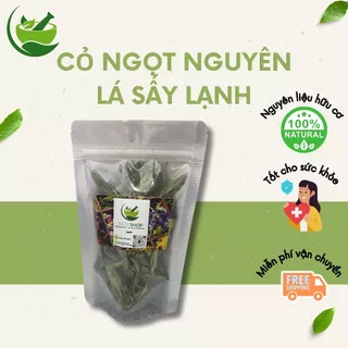 Cỏ ngọt nguyên lá sấy lạnh 100g (Trà cỏ ngọt thanh nhiệt, detox cơ thể )