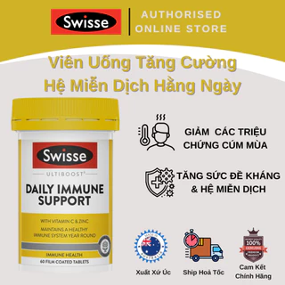 Swisse Ultiboost Daily Immune Support - Viên Uống Tăng Cường Miễn Dịch Hằng Ngày - 60 Viên