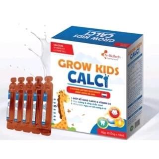 BỔ SUNG CALCI CHO BÉ GROW KIDS [ HỘP 20 ỐNG]