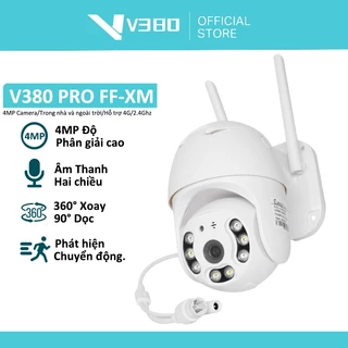 V380 MAX ngoài trời Camera An Ninh CCTV Pro 360 Độ 1080P FHD WiFi IP-IP66 IR Chống Nước