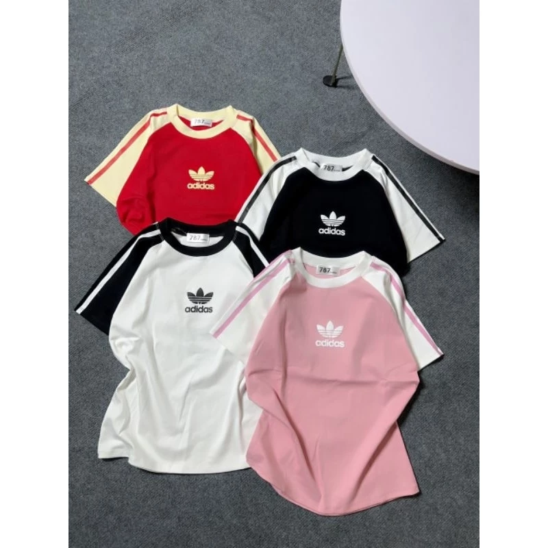 (Dưới 55kg) Áo thun zip thái nữ form babyteee cổ tròn tay viền