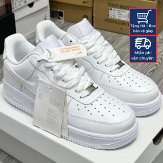 Giày af1 full trắng,thể thao nam nữ, giầy sneaker_air force 1 bản full trắng bản all White dễ phối đồ full box bill