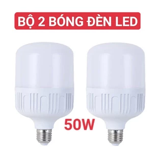 Bộ 2 bóng đèn led 50W (bóng lớn) - Siêu sáng - tiết kiệm điện