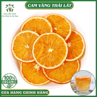 ✅[HÀNG LOẠI 1] Cam Thái Lát Sấy Khô 100gr Trà Cam Vàng Khô Tự Nhiên Thơm Ngon Trà Detox Hoa Quả Thảo Mộc Shop