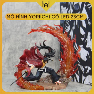 Mô Hình Tsugikuni Yoriichi chiến đấu - có led - cao 23cm nặng 520 gram - Kimetsu No Yaiba - Có Hộp Màu