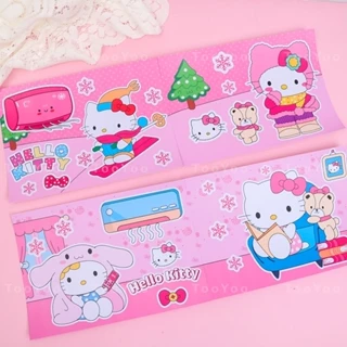 Tấm sticker Hello Kitty trang trí điều hòa dễ thương cute TooYoo BK00780