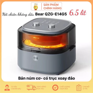 Nồi chiên không dầu Bear QZG-E14G5 chính hãng 6,5L có trục đảo tự động bảo hành