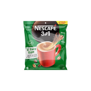 1 Bịch Cà phê sữa NesCafé 3in1 đậm vị Rang Đậm 782g [ 46 Gói x 17g ]