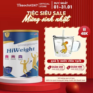 Sữa HiWeight sữa tăng cân HiWeight 650gr hàng chính hãng