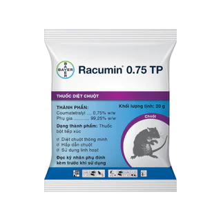 Thuộc Diệt Chuột Racumin® 0.75 TP (20g) (Dạng bột, trộn mồi)