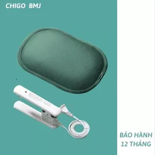 Túi sưởi điện làm ấm CHIGO BMJ -10 lớp cách điện an toàn kiêm xỏ ta đai bụng