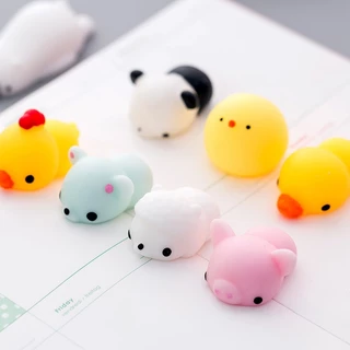 Đồ chơi thú mềm mochi squishy, bóp giảm căng thẳng mềm dẻo nhiều hình dễ thương