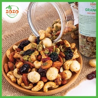 500GRAM GRANOLA NGŨ CỐC SIÊU HẠT 100% HẠT - KHÔNG YẾN MẠCH NƯỚNG MẬT ONG